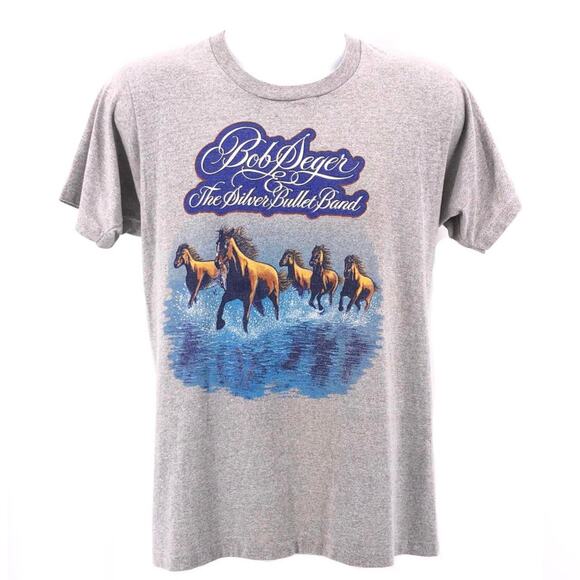 Bob Seger 1983 The Distance Tour tshirt 80s 1980s vintage - Picture 1 of 8